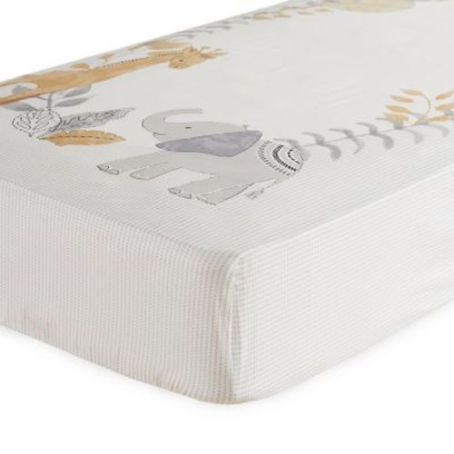 ever & ever™ Jungle Photo Op Fitted Crib Sheet in Grey - GREY - CRIB SHEET