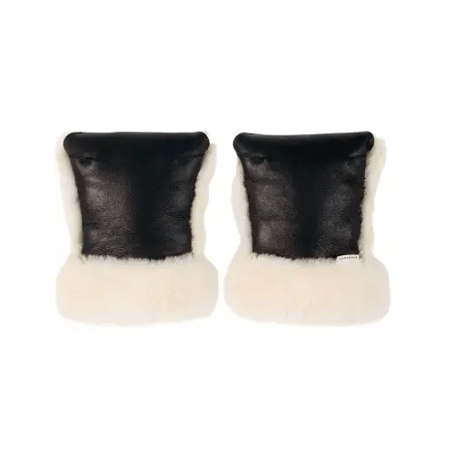 BINIBAMBA Limited-edition Leather & Sheepskin Buggy Mittens