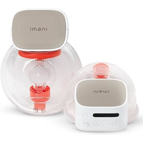 Legendairy Milk Wearable Breast Pump Hands-Free Electric Imani i2 Plus - Portable Leakproof Design, 2 Modes 10 Levels - 25mm Flange & 21mm Insert, 7oz per Cup - LCD Display Timer Auto Shut Off, 2 Pack