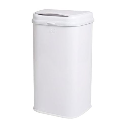 Ubbi Stainless Steel Diaper Pail, Odor Locking, No Special Bag Required, Award-Winning, Registry Must-Have, Taupe