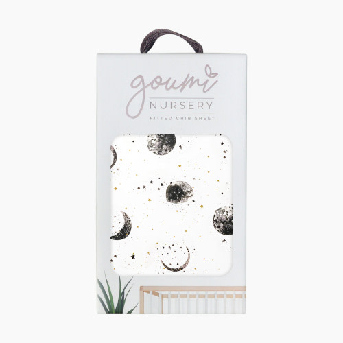 Goumi Kids Fitted Crib Sheet - Many Moons