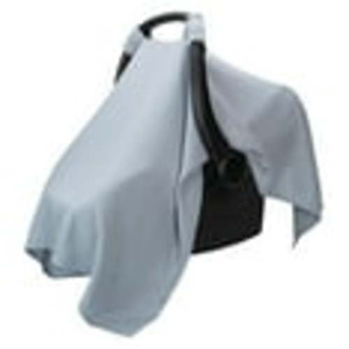 Comfy Cubs Baby Car Seat Cover - Soft, Breathable & Lightweight Large Car Seat Canopy, Pacific Blue