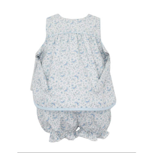 Blue Butterfly Bloomer Set