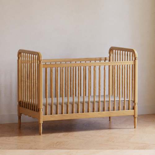 Namesake Liberty 3-in-1 Convertible Spindle Crib with Toddler Bed Conversion Kit