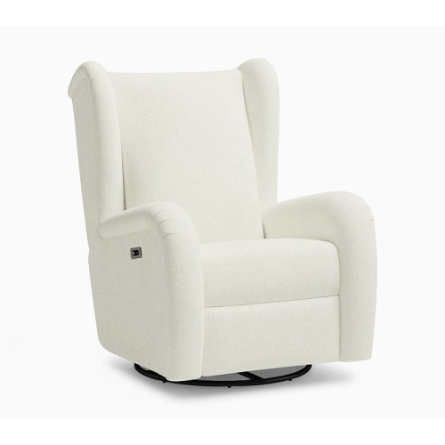 Plush Wingback Swivel Glider Recliner