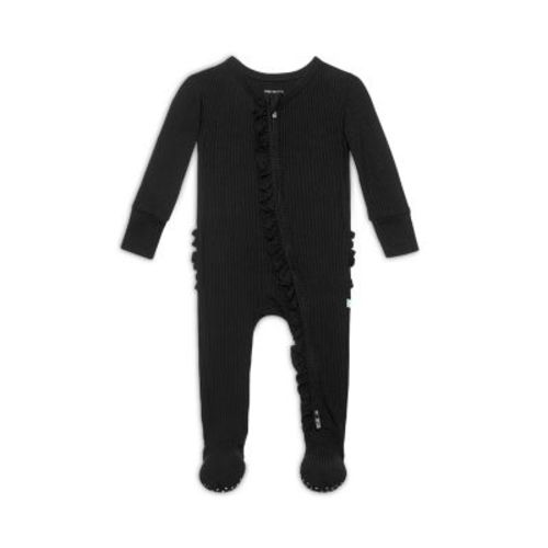 Unisex Ruffled Zippered Footie - Baby
