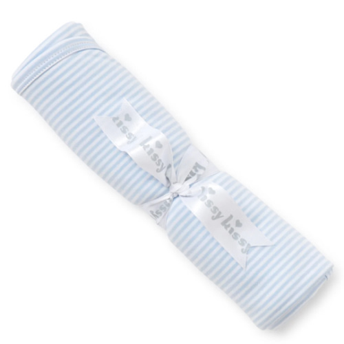 Blue Simple Stripes Blanket