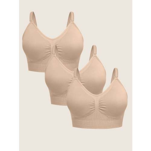 Wash Wear Spare® Nursing Bra Pack | Beige