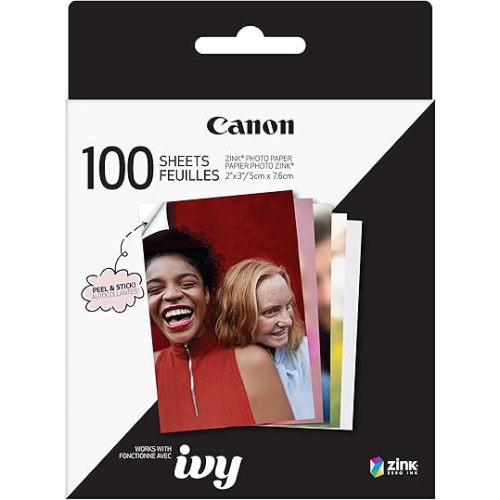 Canon ZINK 2 x 3" Photo Sticker Paper Pack (100 Sheets)