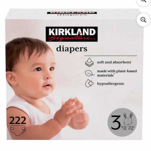 Kirkland Signature Diapers Size 3