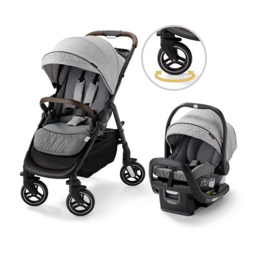 Graco Premier Merge Travel System With Snugride Snugfit 35 Lx Infant Car Seat - Midtown