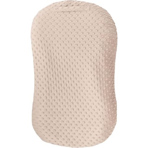 Water Resistant Removable Cover for Newborn Lounger | Minky Sensory Touch Slipcover for Baby Floor Seat | Premium Quality Soft Wipeable Fabric | Hypoallergenic (Sand)