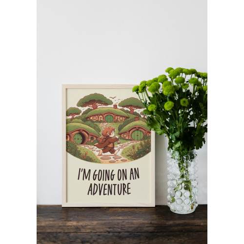 Lord of the Rings Art, Hobbit Art, Tolkien Art, Digital Downloads, Lord of the Rings Nursery, Tolkien, Adventure Art, Kids Room