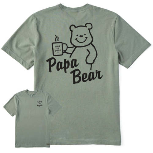 Men's Winnie Papa Bear Coffee Short Sleeve Tee