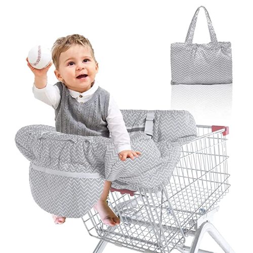 Amazon.com : 3 in 1 Shopping Cart Cover for Baby Boy/Girl, Baby High Chair Cover with Upgraded Safety Harness, Grocery Cart Cover for Infant/Toddler, Machine Washable Cart Cover by MAYKI : Baby