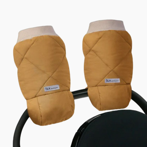 7AM Enfant Warmmuffs - Cognac Quilted