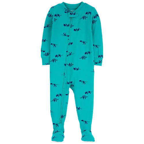 Baby 1-Piece Dinosaur PurelySoft Footie Pajamas - 24M - Style,Teal