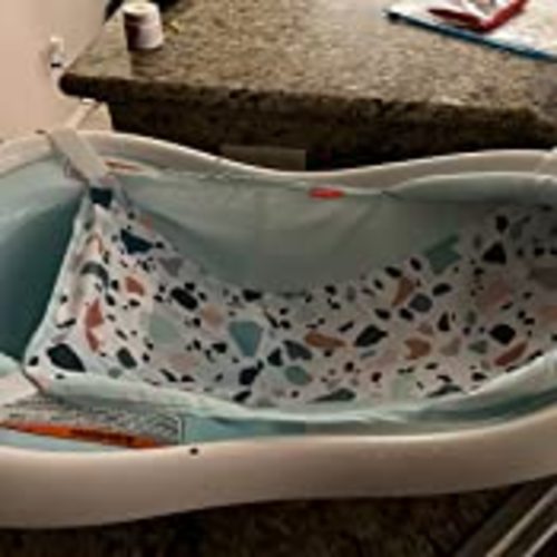 Fisher-Price Baby To Toddler Bath 4-In-1 Sling ‘N Seat Tub With Removable Infant Support And 2 Toys, Climbing Leaves [Amazon Exclusive]