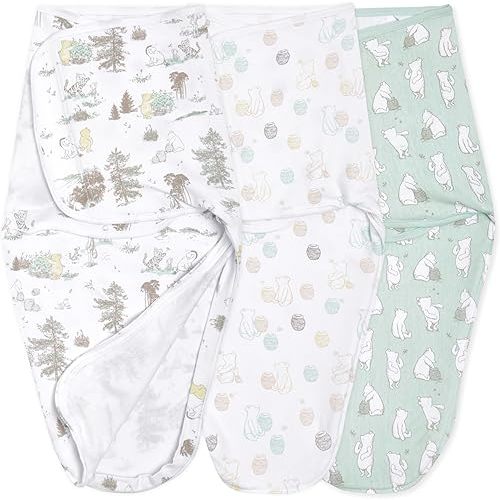 aden + anais Essentials Easy Wrap Swaddle - Easy Swaddle Newborn Swaddle Sack, Baby Swaddles, Sleep Sack Wearable Blanket