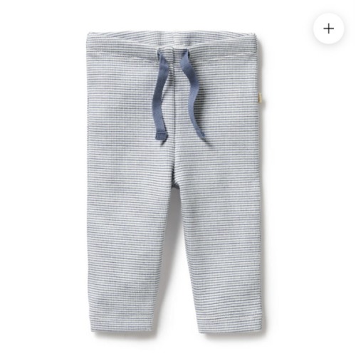 Organic Stripe Rib Legging