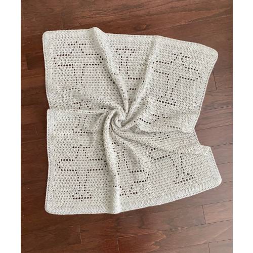 Crochet Airplanes Baby Blanket