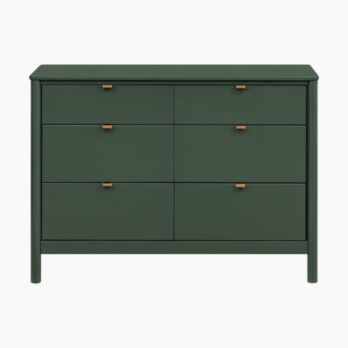 babyletto Bondi 6-Drawer Assembled Dresser - Forest Green