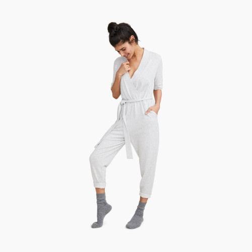 Hatch Collection The Nurse-To-Errands Jumpsuit - Oat Melange, 2