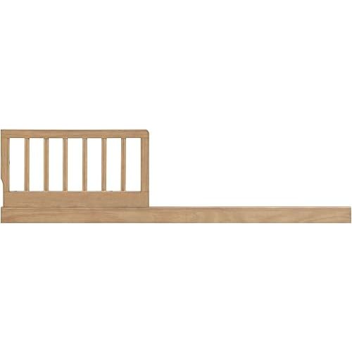 Soho Baby Everlee Island Crib to Toddler Bed Guard Rail Conversion Kit, Honey Wood