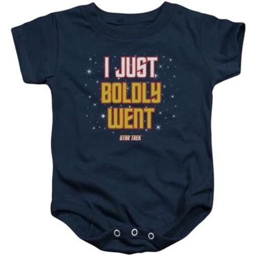 Popfunk Star Trek I Just Boldly Went Infant Baby Boys & Girls Onesie Snapsuit