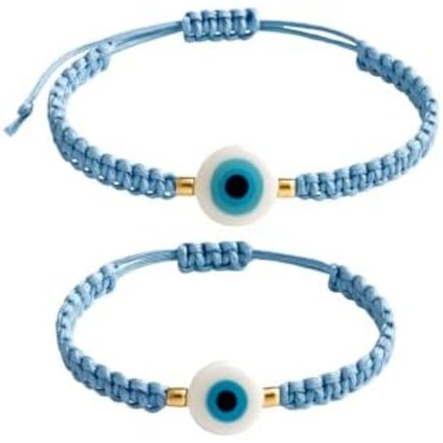 Evil Eye Bracelet for Mom and Baby, Matching Mom and Baby Bracelets, Baby Protection Macrame Braded Bracelet Adjustable size