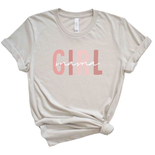 Girl Mama Graphic Tee | Heather Dust
