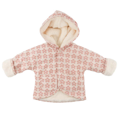 oh baby! Winter Snowdrift Hoodie Jacket with Cream Lining - Mod Flower