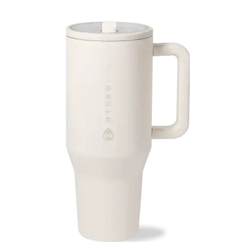HydroJug Traveler 32oz – Cream Insulated Tumbler