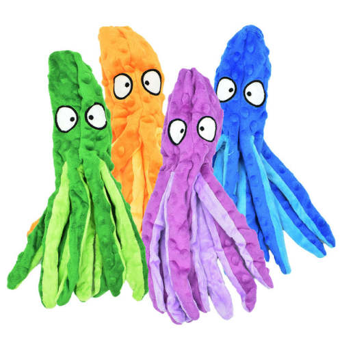 Octopus Crinkle No Stuffing Toys