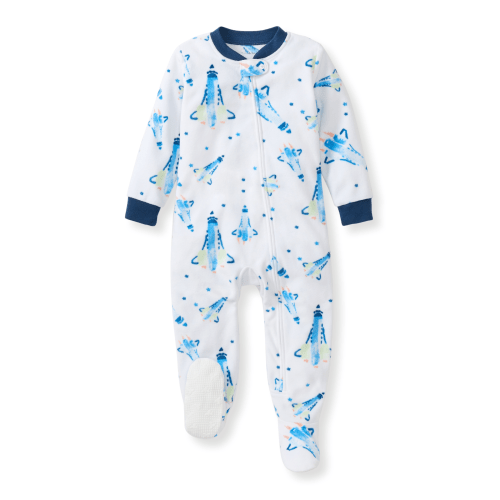 Space Shuttles polarbee™ Repreve® Microfleece Pajamas – Burt's Bees Baby