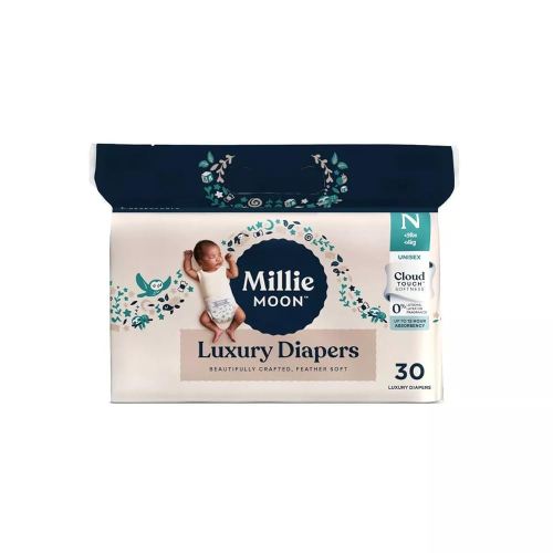 Luxury Diapers, Mille Moon (New Born, 30, Count)
