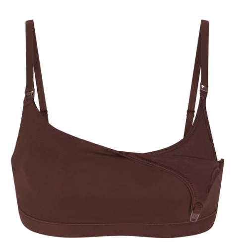 FITS EVERYBODY MATERNITY PUMPING SCOOP BRALETTE | COCOA