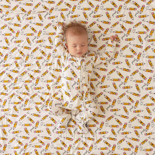 Posh Pencils Footie Zippered One Piece