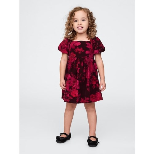 Baby & Toddler Puff-Sleeve Corduroy Dress