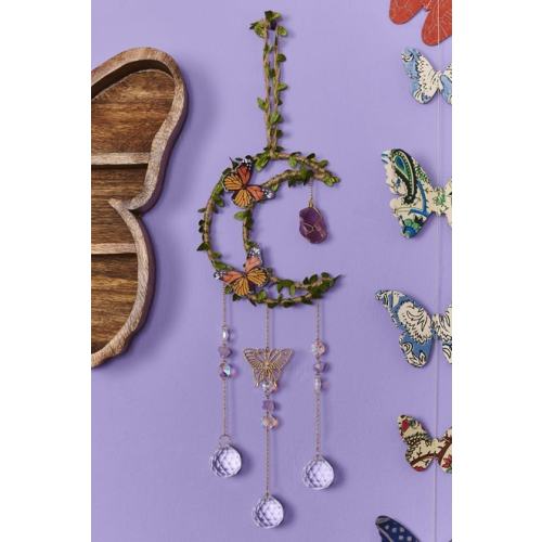 Amethyst Fairy Moon Wall Hanging
