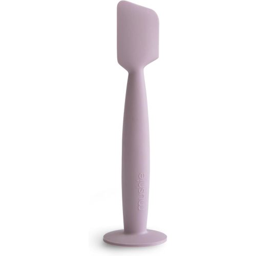 mushie Diaper Cream Applicator Soft Silicone with Suction Base (Soft Lilac)
