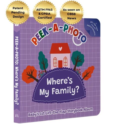 Where’s My Family? Peekaboo Photo Book | Peek-A-Photo