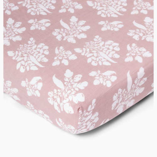 Lewis 100% Organic Muslin Crib Sheet - Parsnip