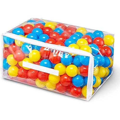 100 Ball Pit Balls for Kids, Plastic Balls for Ball Pit, Play Balls for Toddlers Babies, Ideal for Ball Pit, Kiddies Pool, Indoor Playpen