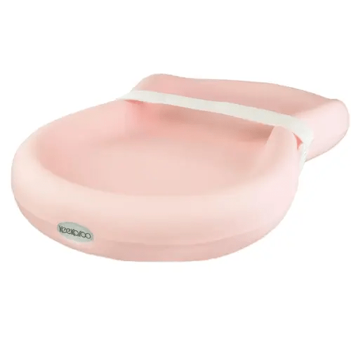 Keekaroo Peanut Changer Baby Pink– The Original Made in USA Easy-to-Clean Changing pad and The only Shell Over Foam, Fully impermeable to Fluid - Limited Edition Color