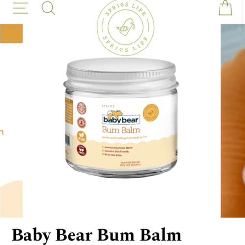 Baby Bear Bum Balm
