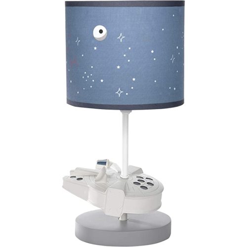 Lambs & Ivy Star Wars Signature Millennium Falcon Lamp with Shade & Bulb