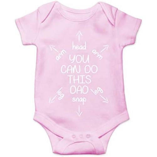 You Can Do This Dad - Funny Baby Essentials Bodysuit - Cute Baby Girl Clothes Newborn Boy Outfit