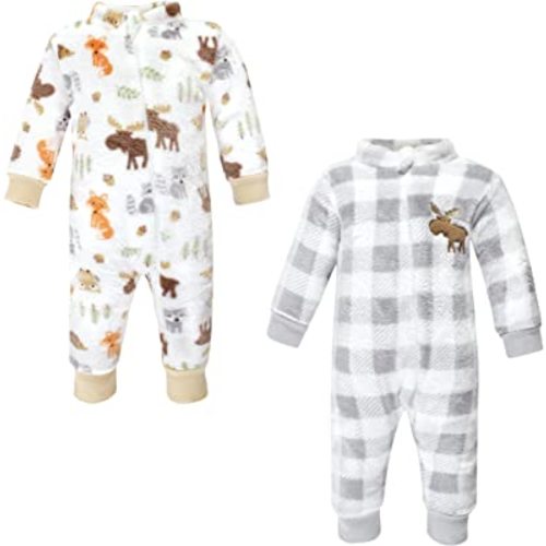 Hudson Baby baby-girls Plush Jumpsuits