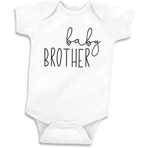 Bump and Beyond Designs Little Brother Shirt for Boys Baby Announcement